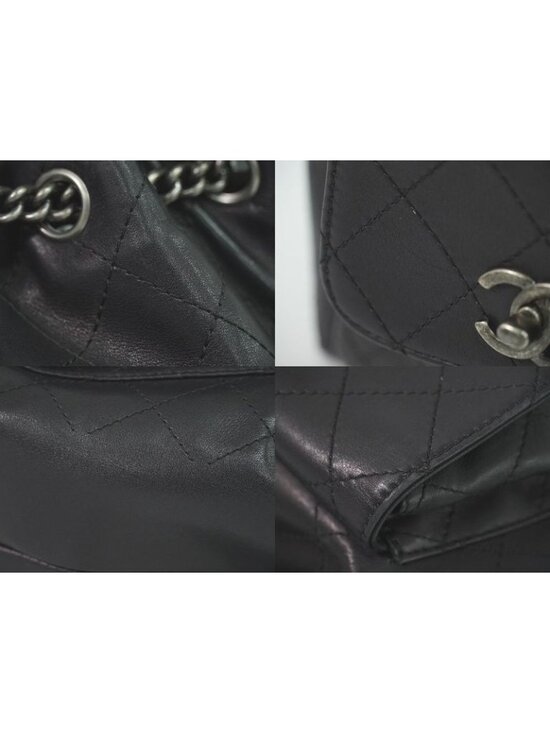 Chanel Quilted 2-Way Chain Drawstring Backpack Handbag main image 4